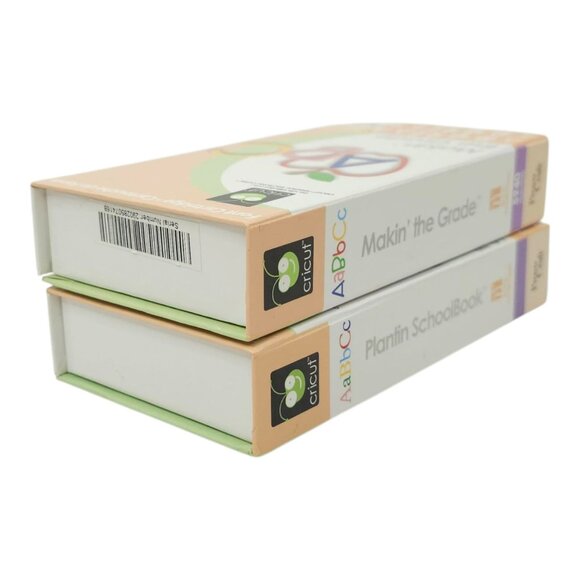 Cricut Cartridge Makin The Grade Plantin Schoolbook Lot Of 2 Link Status Unknown - Picture 10 of 11